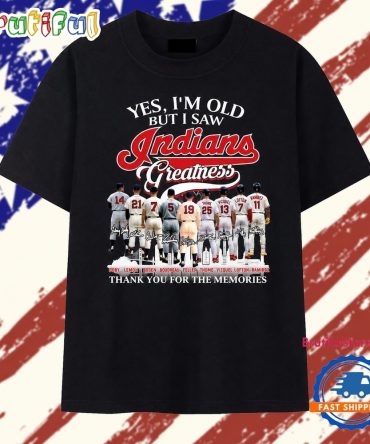 Yes I'M Old But I Saw Indians Greatness Signatures Graphic T Shirt
